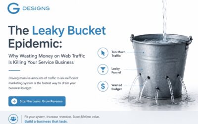 The Leaky Bucket Epidemic: Why Wasting Money on Web Traffic Is Killing Your Service Business