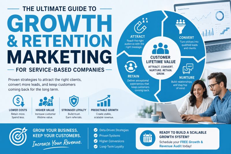 The Ultimate Guide to Growth and Retention Marketing for Service-Based Companies